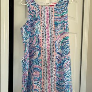 Lilly Pulitzer Pink and Blue Womens Skort Romper